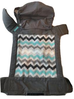 Infantino Sash Wrap and Tie Baby Carrier - Gray w/Chevron Pa