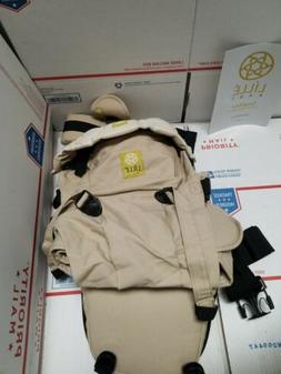 LILLEbaby Seatme Hip Seat Baby Carrier - Sand -Cotton BRAND 