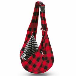 Small Dog Cat Carrier Sling for Men Girls - Hands-Free Pet P