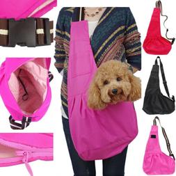 Small Pet Dog Cat Carrier Shoulder Sling Bag Tote Outside Tr
