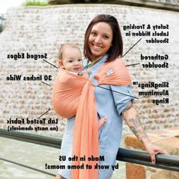 Soft Ring Sling Baby Carrier Pouch Wrap Newborn to Toddler N