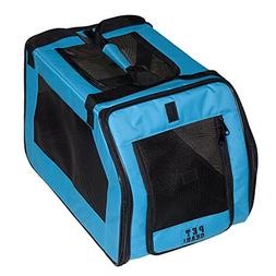 Pet Gear SP1020BA Small Soft Travel Pet Crate in Blue Aqua