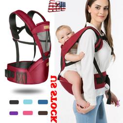 US Ergonomic Baby Carrier Backpack with Hip Seat Front Back 