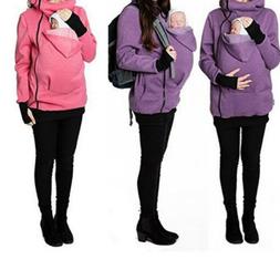 USA Babywearing Fleece Baby carrier hoodie Kangaroo coat jac