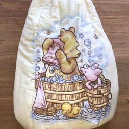 Vintage Classic Pooh Baby Ring Sling Beige Piglet Bath Soft 