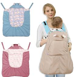 Winter Baby Carrier Sling Outdoor Windproof Cloak Cape Hoode