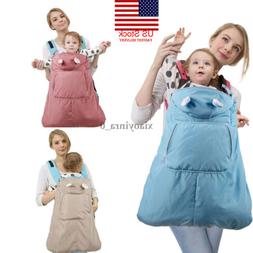 Winter Baby Carrier Sling Outdoor Windproof Cloak Cape Hoode