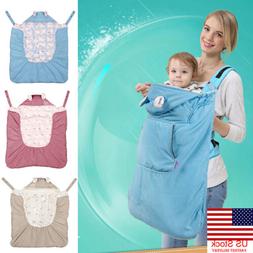 Winter Windproof Baby Carrier Sling Seat Outdoor Cloak Cape 